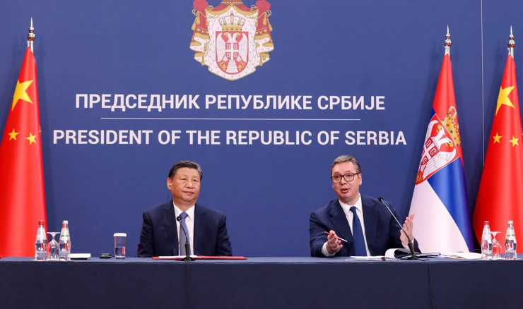 Aleksandar Vučić i Xi Jinping 