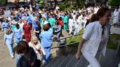 Prosvjed medicinskih sestara, arhivska fotografija 