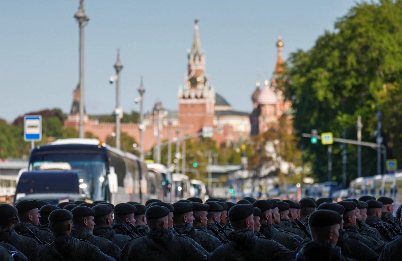 Pripreme za Dan pobjede u Moskvi , Foto: Maxim Shemetov/Reuters