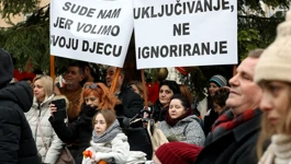  Zagreb: Prosvjed na Markovom trgu 
