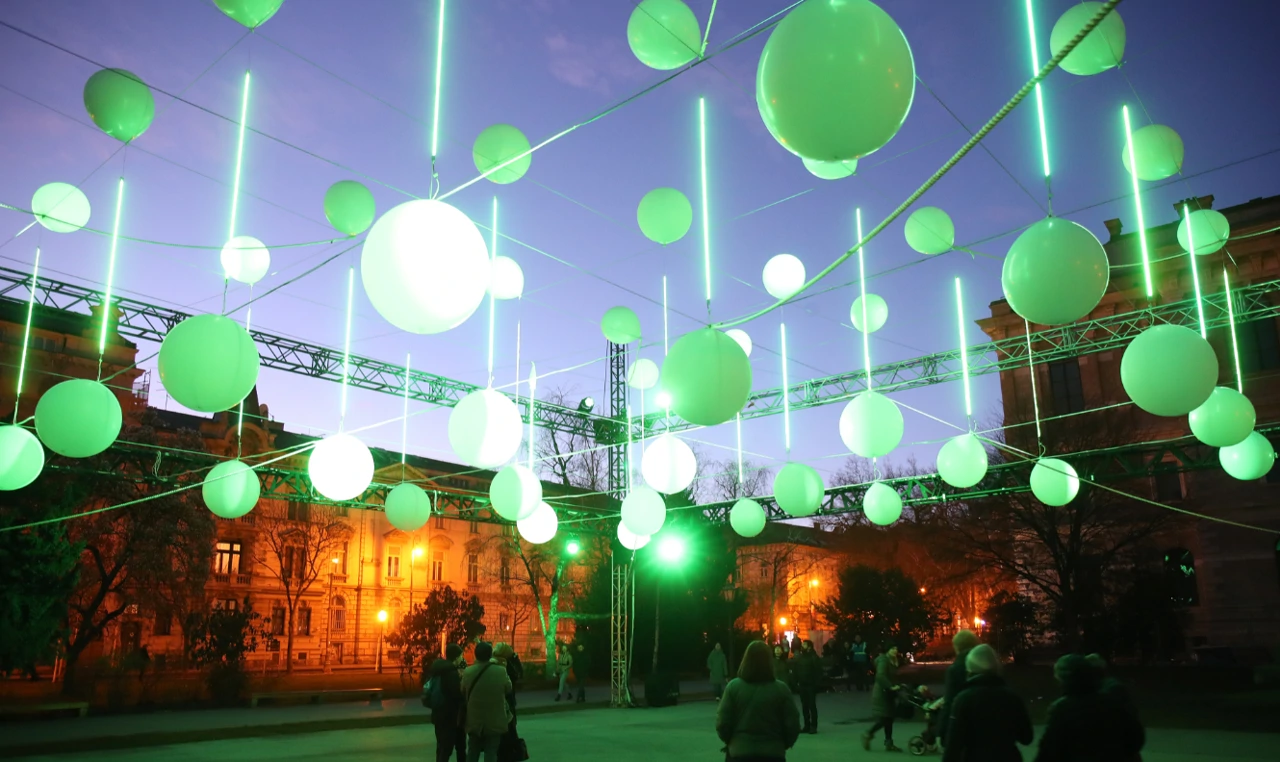 Festival svjetla u Zagrebu , Foto: Matija Habljak /PIXSELL 