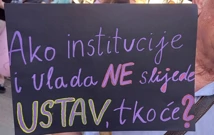 Prosvjed u Sisku, Foto: Igor Ahmetović/HTV