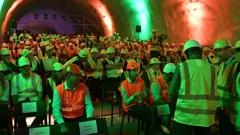 Svečanos probijanje druge cijevi tunela Učka, Foto: Damir Skomrlj/CROPIX