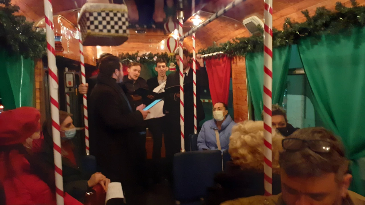 Božićni koncert u tramvaju, Foto: Radio Osijek/Radio Osijek