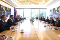 Bilateralni sastanak izaslanstva Republike Hrvatske i Republike Albanije , Foto: Goran Stanzl/PIXSELL