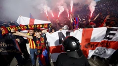 Navijači Barcelone prije utakmice