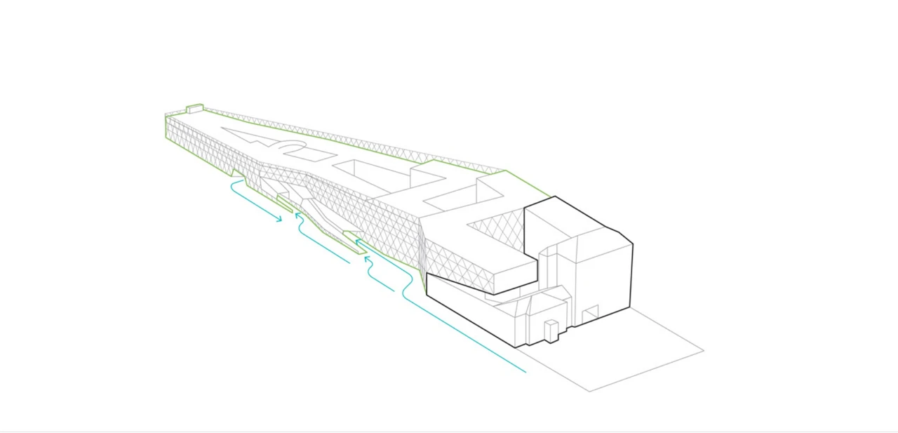 Idejno rješenje autobusnog kolodvora Žabica prema projektu 3LHD Studija