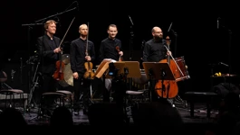 Danapris kvartet na festivalu Musikprotokoll 2021. 