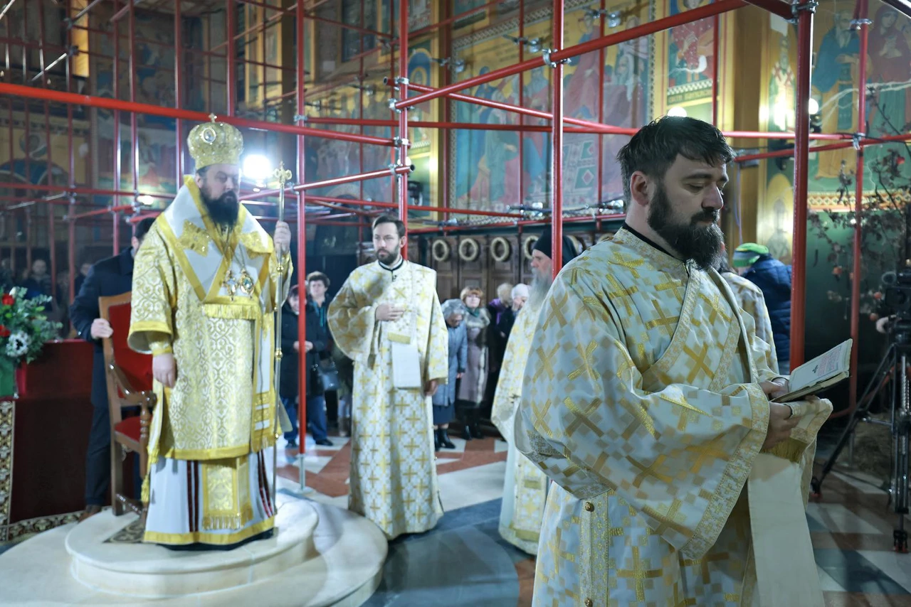 Zagreb: Božićna liturgija u Sabornoj crkvi Preobraženja Gospodnjeg, Foto: Sanjin Strukic/Pixsell