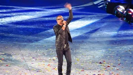 George Michael performing at London 2012