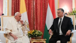 Papa Franjo i Viktor Orban 