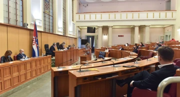 Sitzung des kroatischen Parlaments
