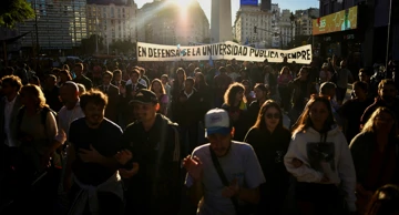 Buenos Aires - prosvjed protiv rezova u javnom obrazovanju