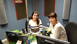 Prof. Sanja Knežević i Maja Milin u studiju Radio Zadra 