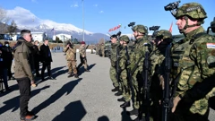 Milanović u posjetu hrvatskim vojnicima na Kosovu, Foto: Ured Predsjednika RH/HRT 