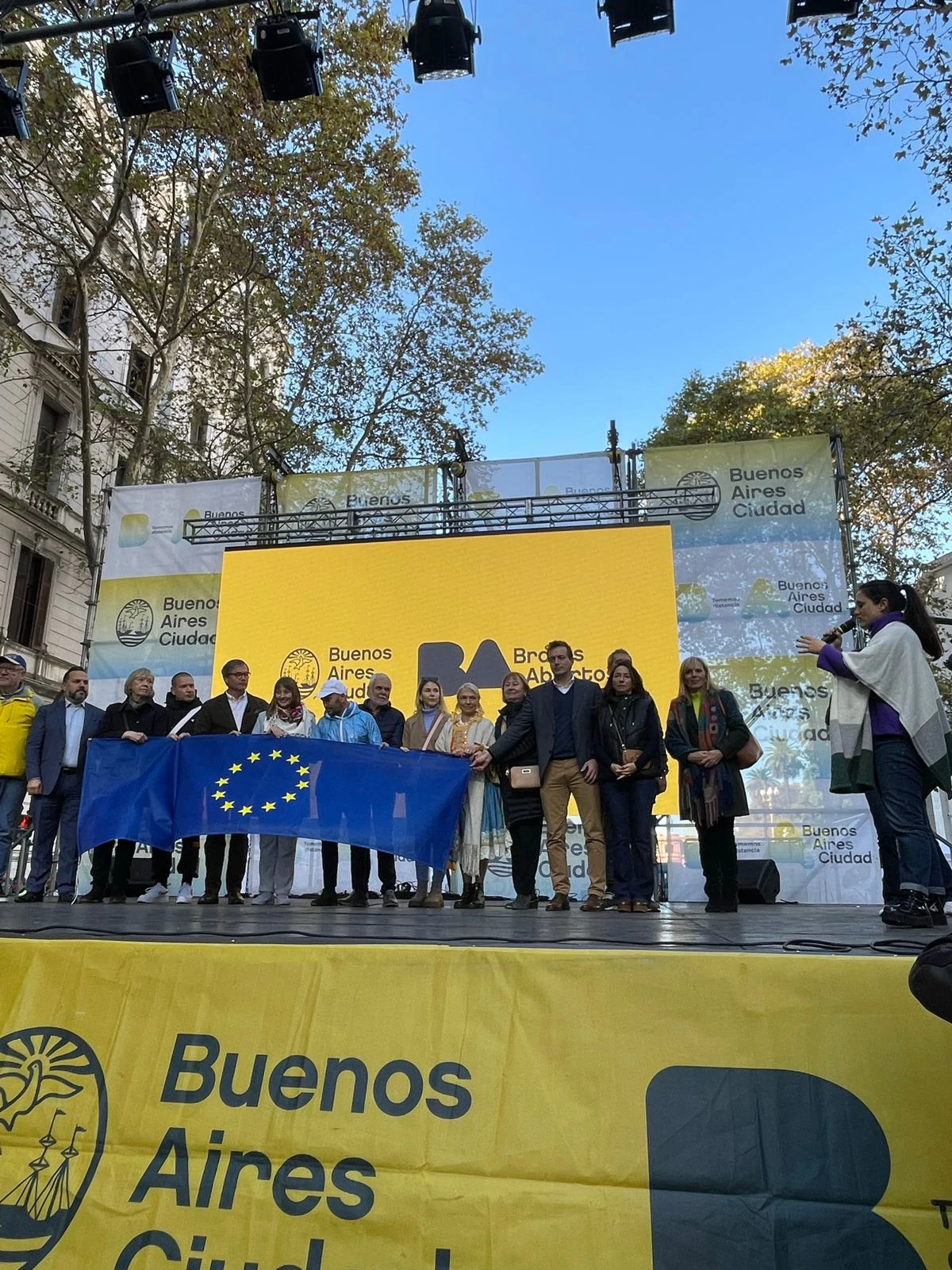 Manifestacija "Buenos Aires slavi Europsku uniju"