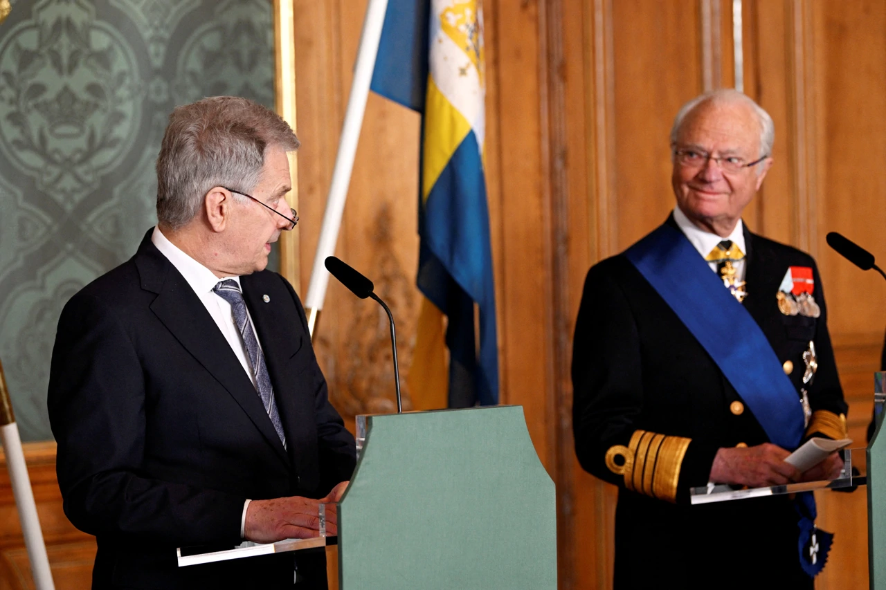 Finski predsjednik Sauli Niinistö i švedski kralj Karlo XVI. Gustav
