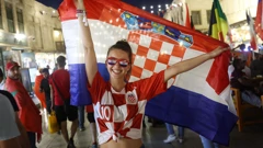 Hrvatski navijači na Souq Waqifu