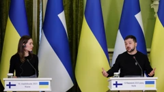 Finskom premijerka Sanna Marin i ukrajinski predsjednik Volodimir Zelenski