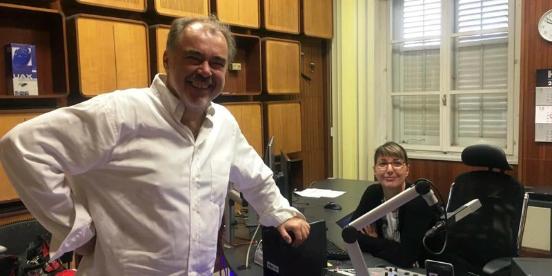 Dražen Siriščević i Lucija Fanton (Foto: Glorija Fabijanić Jelović / HRT - Radio Rijeka)
