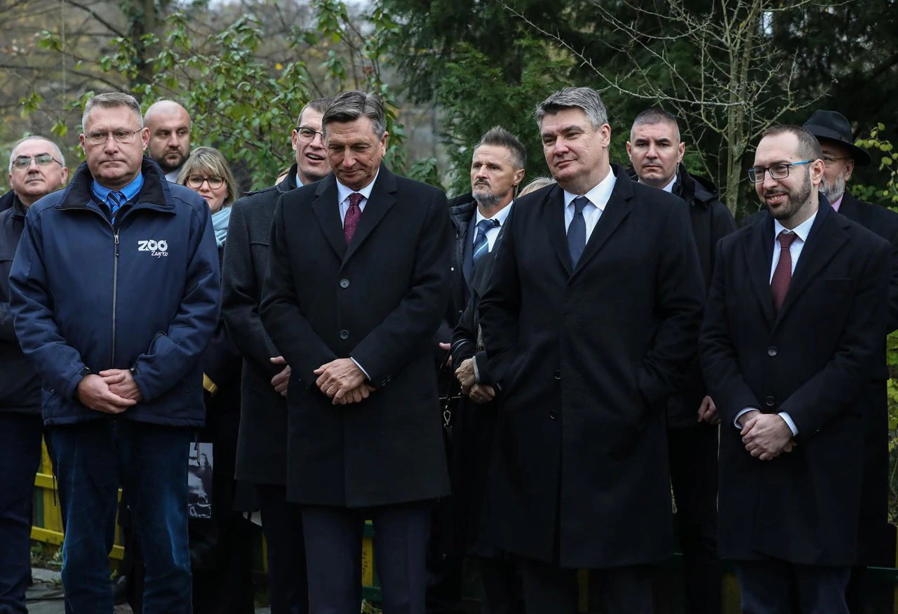 Milanović i Pahor posjetili ZOO vrt kojem je slovensko izaslanstvo doniralo pčelinjak  