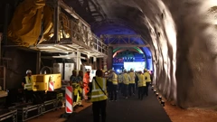 Probijena druga cijev tunela Učka, Foto: Damir Skomrlj/CROPIX