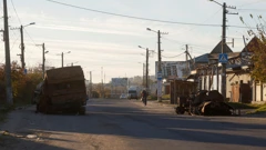 Uništena vojna vozila nakon ruskog povlačenja iz Hersona