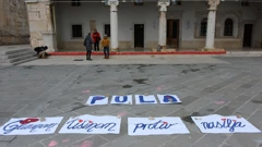 Mirni prosvjed vršnjačkog nasilje u Puli