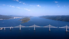 Pelješki most iz zraka, Foto: Milan Sabic/PIXSELL