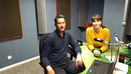 Hrvoje Manenica i Maja Milin u studiju Radio Zadra