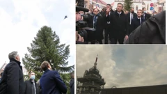 Andrej Plenković i Emmanuel Macron gladali prelet Rafalea nad Zagrebom 