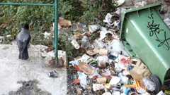 Ilustracija, nepočišćeni otpad u Zagrebu