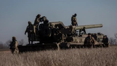 Na bojištu blizu Bahmuta, fotografija 24. siječnja