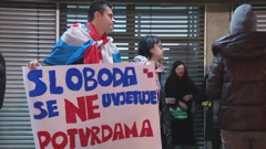 Prosvjed studenata protiv COVID potvrda