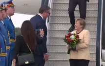 Aleksandar Vučić i Angela Merkel, Foto: HRT/HTV