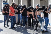 Nastavljaju se ispitivanja navijača u Ateni , Foto: Yiannis Panagopoulos/EUROKINISSI/Pixsell 