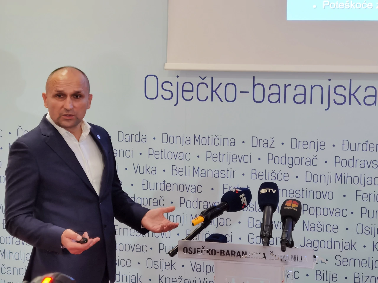 Osječko-baranjski župan Ivan Anušić, Foto: Krunoslav Inhof/HRT Radio Osijek