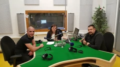 Leo Cvetković i Zoran Kralj u studiju Radio Rijeke (Foto: Lucijan Kostrenčić / HRT Radio Rijeka), Foto: -/-