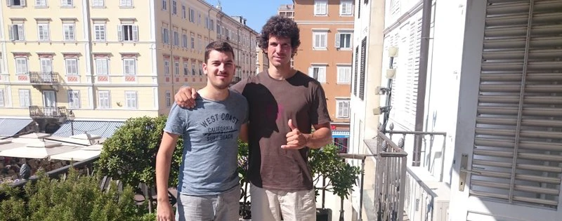 Ivan Ribarić i Enrico Marotti (Foto:Kristijan Smokvina / Radio Rijeka)
