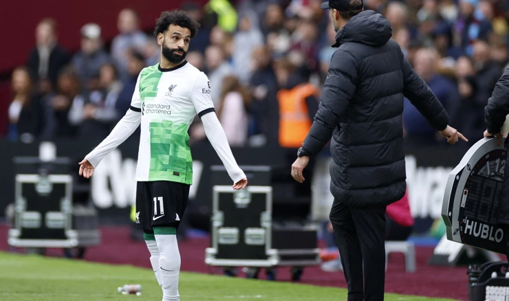 Mohammed Salah i Juergen Klopp porječkali su se kada je Egipćanin ulazio u igru