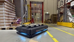 Robot u akciji u skladištu Atlantic grupe