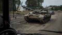 Uništeni ruski tenk u Izjumu 