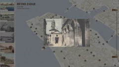 Interaktivna mapa retro Zadra