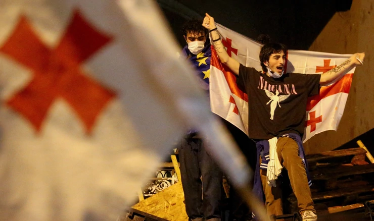  Gruzija optužuje organizatore prosvjeda da žele silom preuzeti vlast