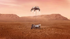 Ilustracija spuštanja Perseverance rovera na Mars, Foto: NASA/JPL-Caltech/REUTERS