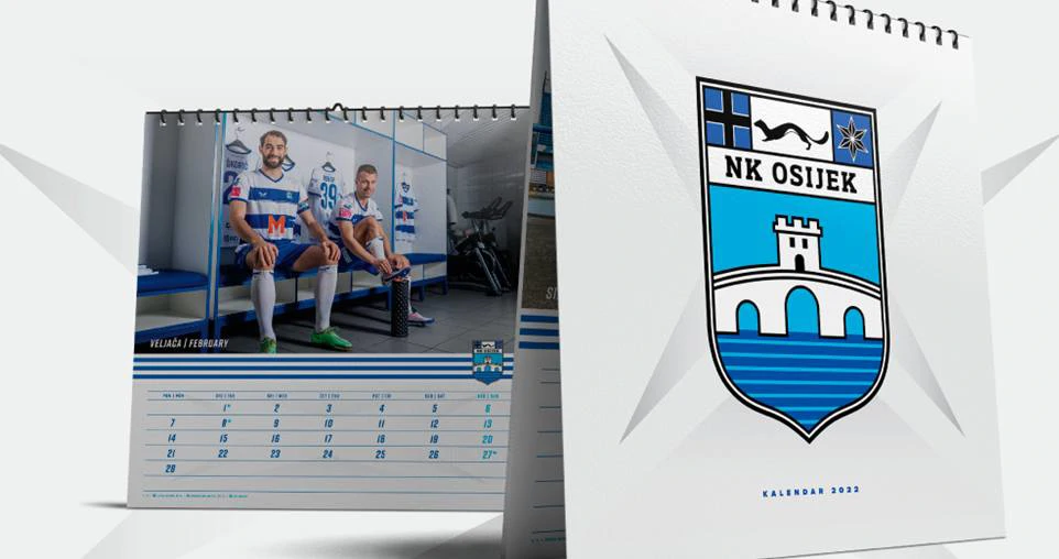 Kalendar NK Osijeka za 2022.