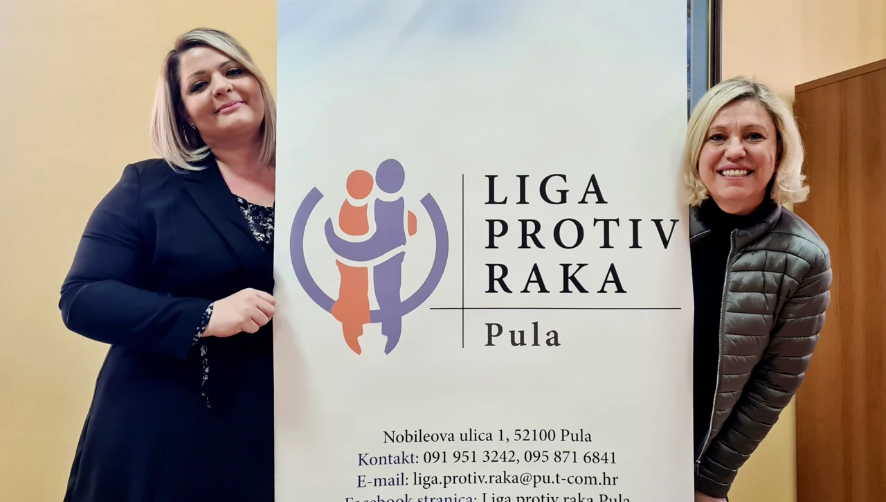 Ana Zenzerović i Keti Glavaš iz Stoma Kluba Lige protiv raka Pula