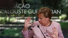 Angela Merkel na skupu u Portugalu