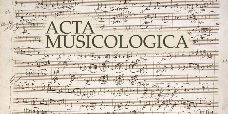 Acta musicologica