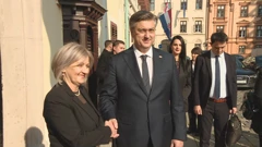 Predsjedateljica Vijeća ministara BiH Borjana Krišto u službenom posjetu Hrvatskoj, Foto: HTv/HRT